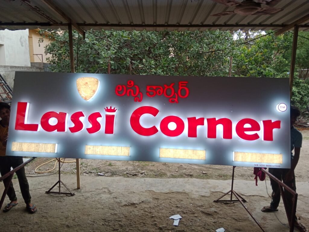 LED acrylic sign board